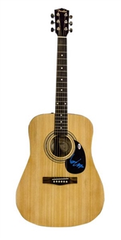 Willie Nelson Signed Fender Acoustic Guitar